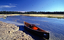 Canoe scene