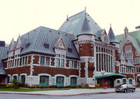 Gare du Palais à Québec (Québec), gare ferroviaire patrimoniale, 1991 