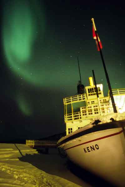 S.S. Keno et l'Aurora boreale