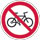 Vélos interdits entre 0;D; 0;A;le lac Maligne et le chemin coupe-feu Signal