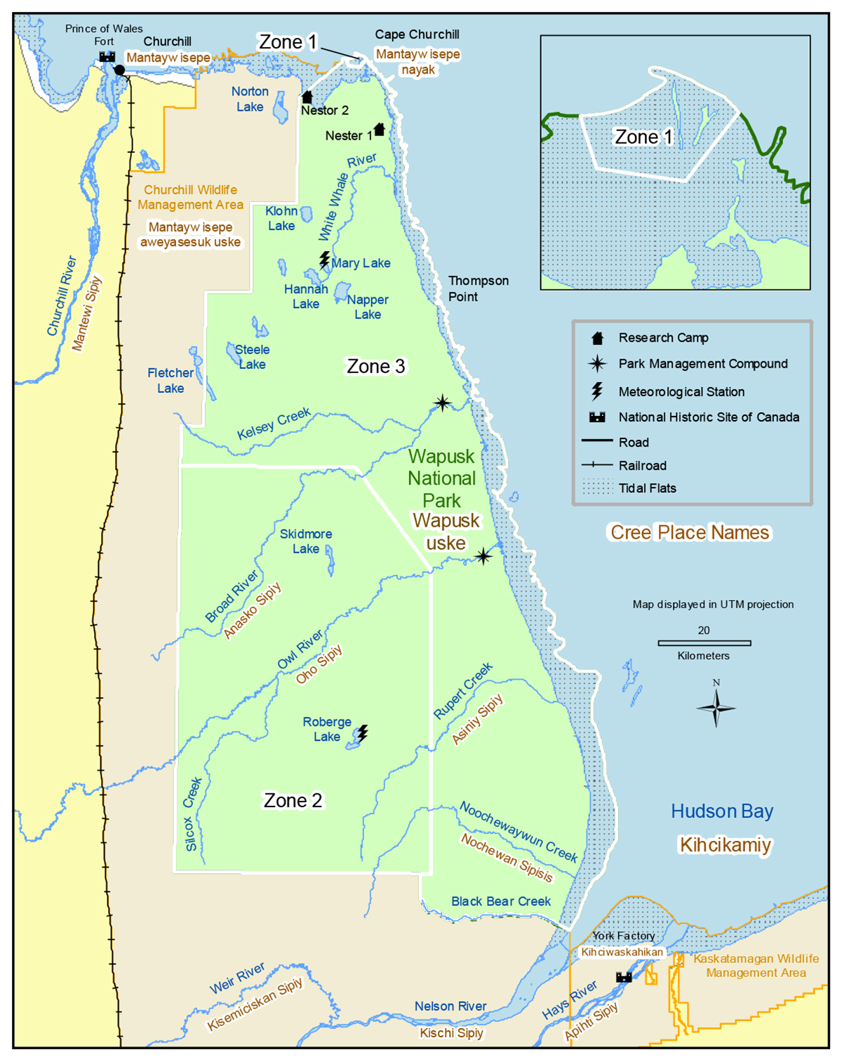 Proposed Designated Landing Sites