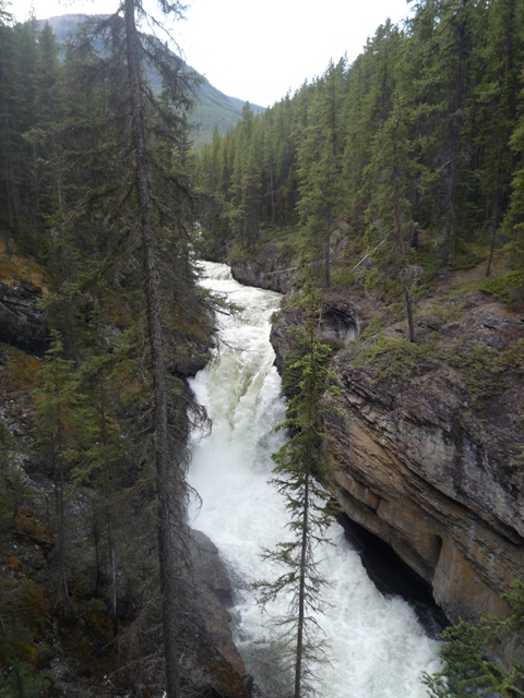 La cascade Jugbuster, dans le canyon du ruisseau Redearth
