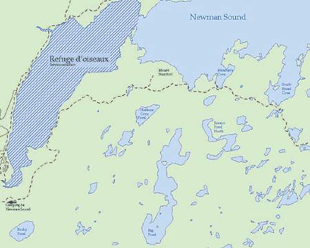Carte du sentier du petit port isolé