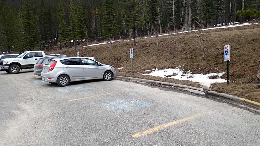 Designated accessible parking