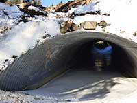 Culvert changed at km 29 of the Parkway - BEFORE